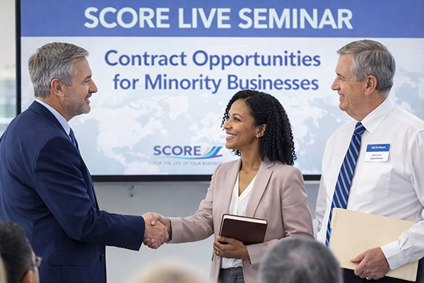 Broker meeting a SCORE Mentor